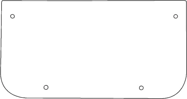 Non Branded - D10246 - Windscreen Lower