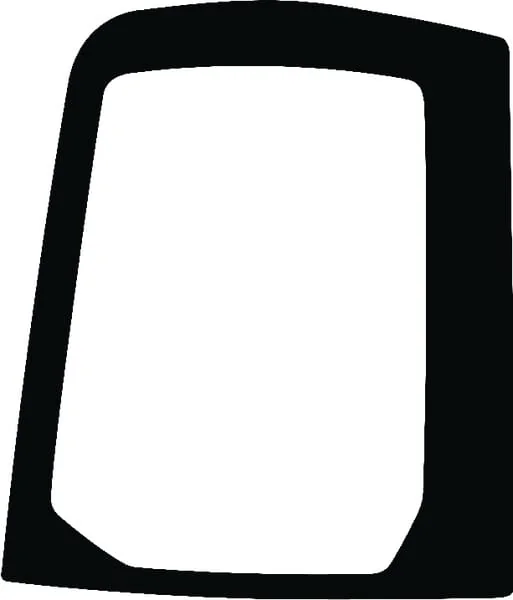 Non Branded - D20002 - Door Glass, Upper
