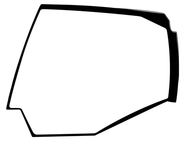 Non Branded - D30144 - Side Window Right
