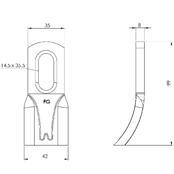 Non Branded - DB353N - Flail Duo Heavy Duty