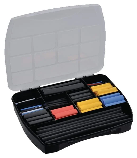 Non Branded - DP0053 - Box Heat Shrink Tubes 124 Pieces