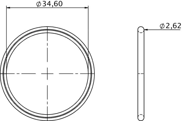 Non Branded - F312200710050N - Fuel Lift Pump Gasket