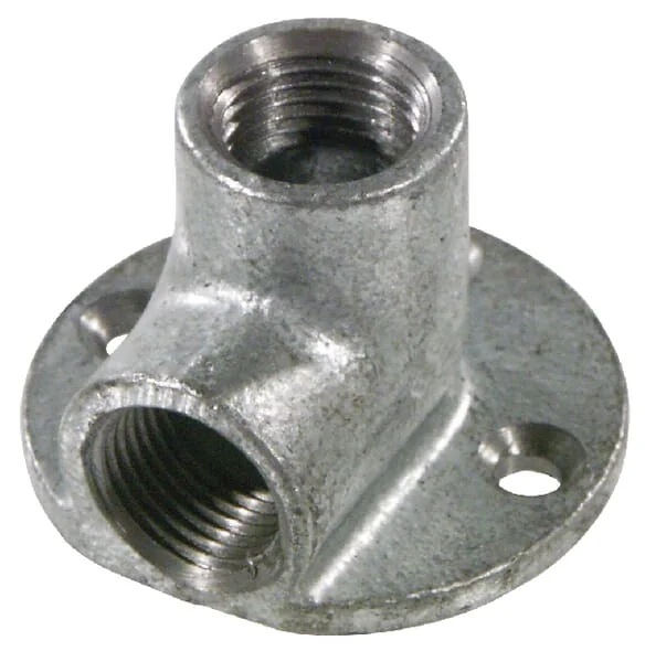 Non Branded - FG47134 - Wall Plate 90° Galvanized F/F 3/4"