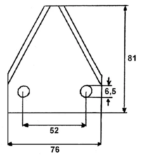 Non Branded - FM26501 - Knife for Feeder Mixer Wagons