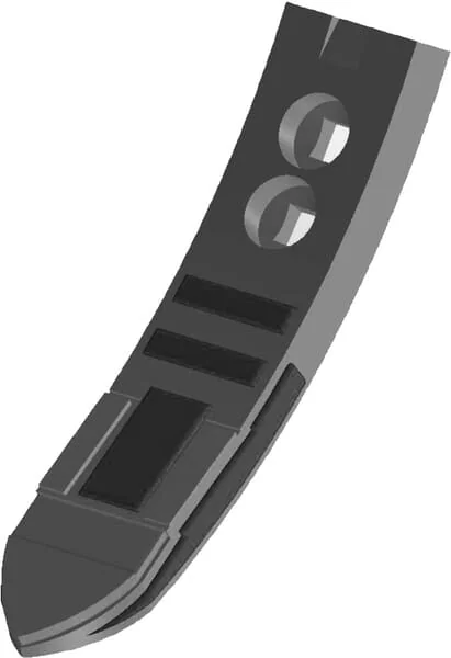 Non Branded - H2225650CS - Cultivator Point Kuhn Carbide, Short