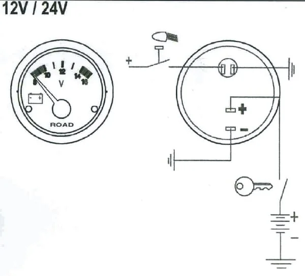 Non Branded - I00021 - Voltmeter 12v