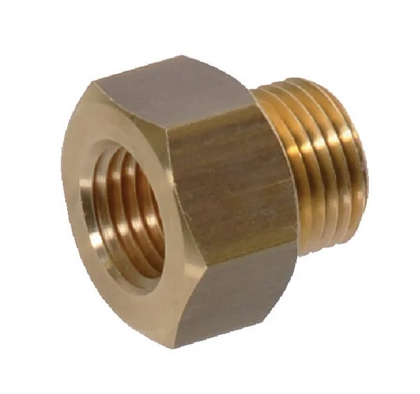 Non Branded - I00090 - Reducing Adaptor Female/Male Brass M14x1.5-5/8 18NPTF