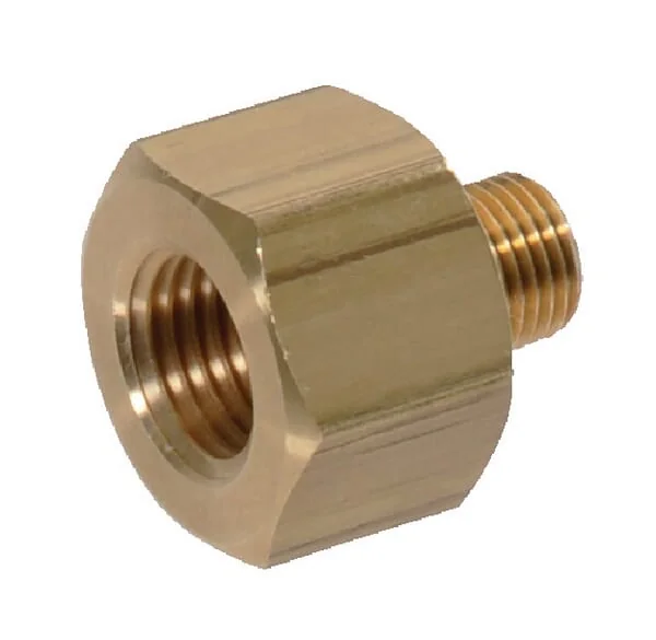 Non Branded - I00093 - Reducing Adaptor Female/Male Brass 1/4 18NPTF-M10x1
