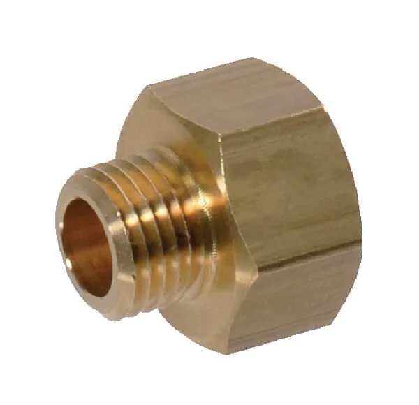Non Branded - I00094 - Reducing Adaptor Female/Male Brass 1/4 18NPTF-M14x1.5
