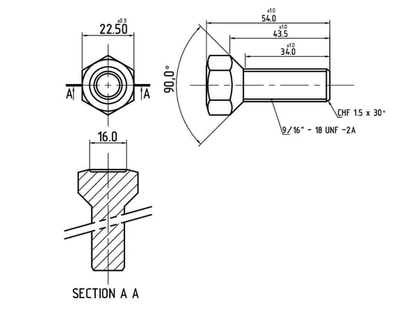 Non Branded - JD21N - Wheel Bolt