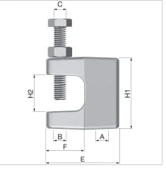 Non Branded - KCK8 - Profile Clamp Flamco M8 - M10