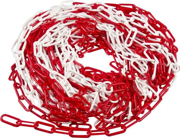 Non Branded - KK150006 - Chain Diameter 6mm x 41mm Plastic Red/White