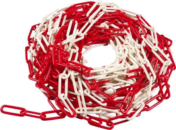 Non Branded - KK150008 - Chain Diameter 8mm x 49mm Plastic Red/White