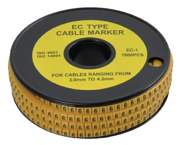 Non Branded - LA75356 - Cable Coding 6 Roll 1000pc