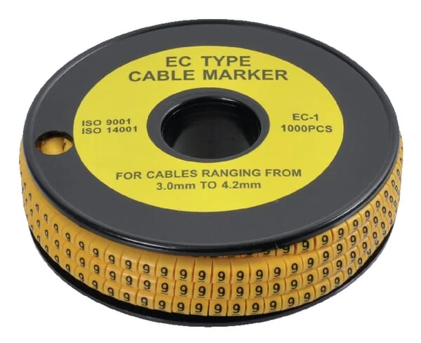 Non Branded - LA75359 - Cable Coding 9 Roll 1000pc