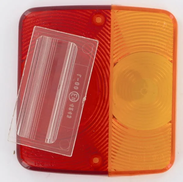 Non Branded - LAMP20B - Light Lens, Amber/Red, Square LH/RH/Rear
