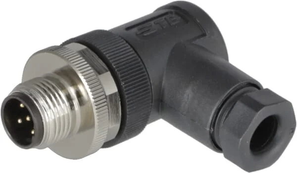 Non Branded - M1205MA90B - Plug 5 P. Male M12 Code-B, 90 Degrees