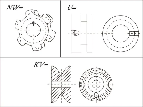 Non Branded - NW10355006 - Sprocket 10x35 5N 45R