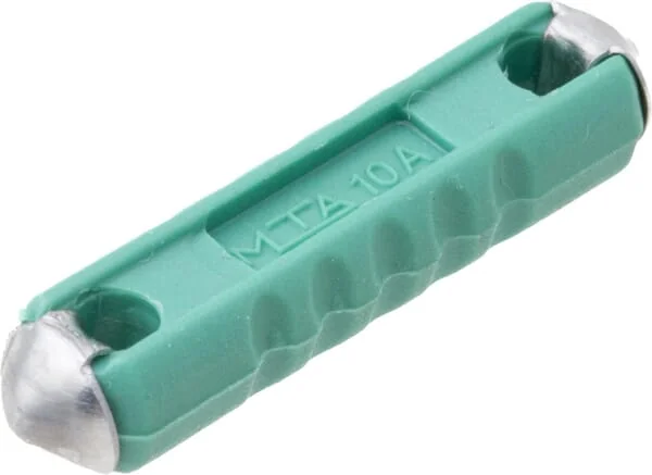 Non Branded - SI12010 - Fuse Torpedo 10A Length 25mm Green Pack 100x