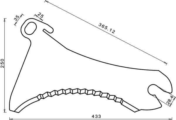 Non Branded - SM18401 - Silage Knife Mengele Lely