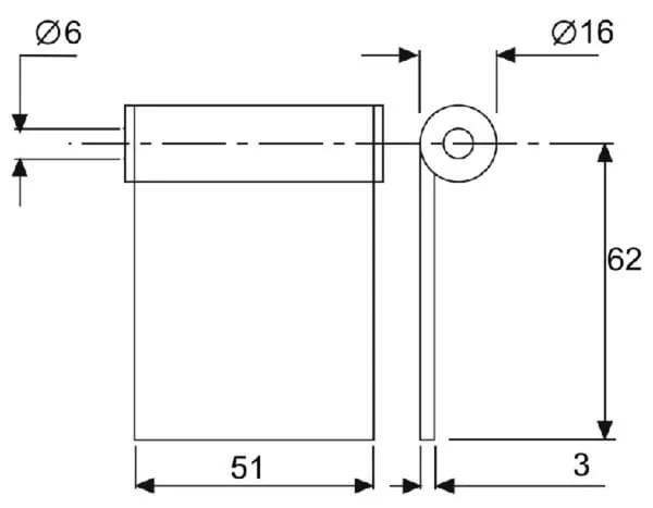 Non Branded - TX4760 - Female Hinge Left