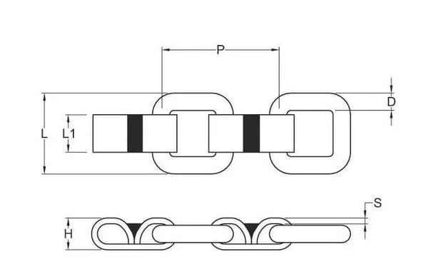 Non Branded - VE1280X - Connecting Link 12x80 And 12x100 9.0 t