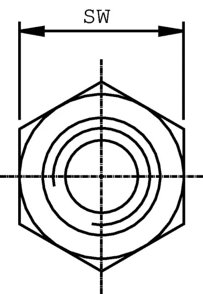 Non Branded - VNB1208SS - Straight Adaptor M 3/4"x1/2" BSP SS