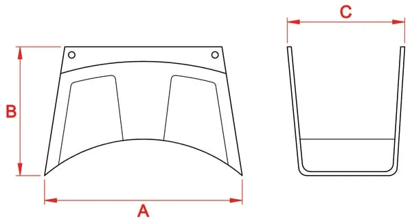Non Branded - WG11000 - Plastic Wall Hose Bracket