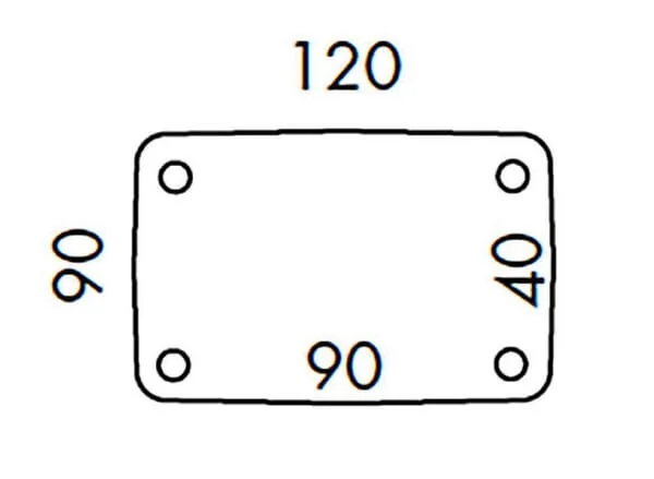 Non Branded - WS400010 - Ball Combined Tow Hitch 4 Hole