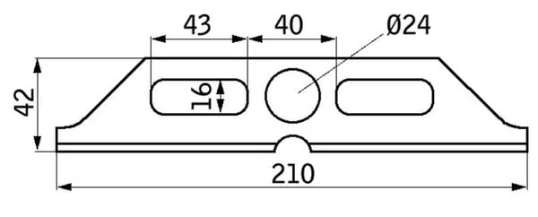 Non Original - 257110N - Wear Plate