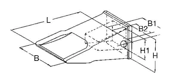 Non Original - 9J4259N - Tooth, J250