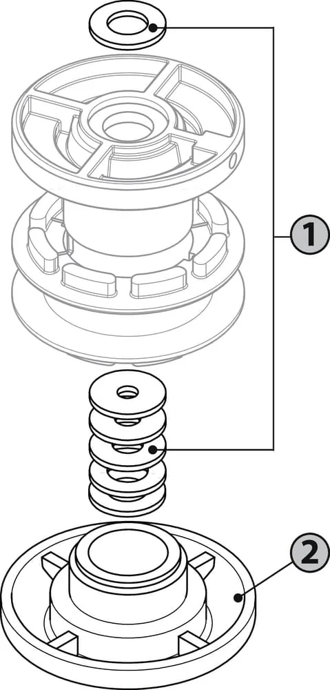 Non Original - FGP454980 - Aluminium Cover Diameter 80mm