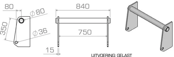 Non Original - LBAMAN35015WS - Bucket Adapter