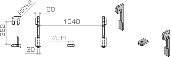 Non Original - LBAMER38230S - Bucket Adapter