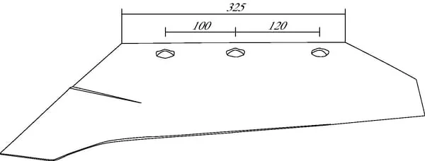 Non Original - SS1100 - Right Plowshare
