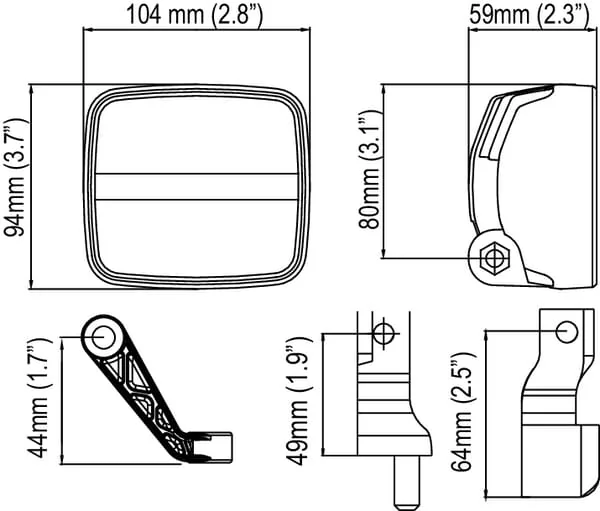 Nordic Lights - 982601B - Arbeitsleuchte LED