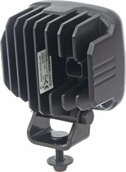 Nordic Lights - 988204B - Work Light LED, 28W, 2800lm, Square, 12/24V, White, Bolt On, Deutsch 2-Pin, Wide Flood, 6 LEDs, Scorpius Go 420