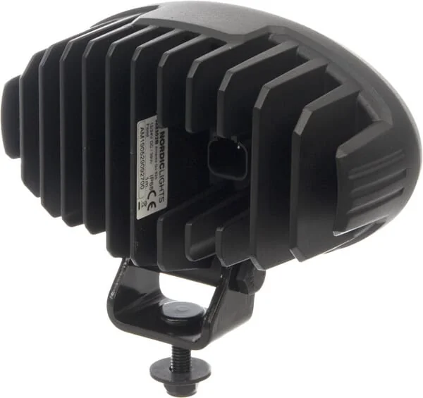 Nordic Lights - 988301B - Work Light LED Oval 12/24V White Bolt On Deutsch 2-Pin Flood