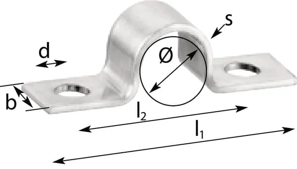 Norma - CLBN16 - Clamps 2 Sides 1-Fold