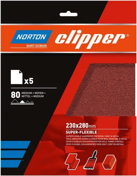 Norton - 66261118247 - Sandpaper 230x280mm K80