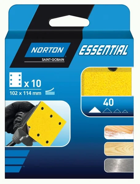 Norton - 66623379843 - Sandpaper 102x114mm K80