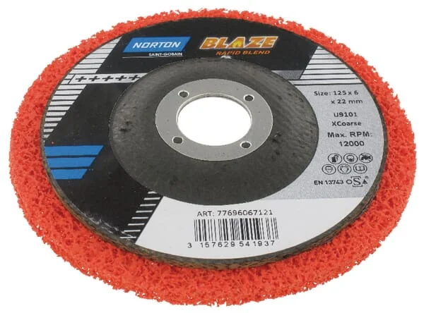 Norton - 67121 - Blaze Rapid Strip Disc 125x6