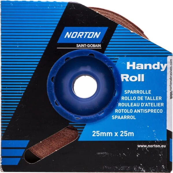 Norton - PP35006 - Norton Emery Cloth 25m x 25mm K80