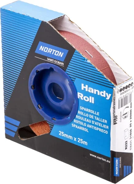 Norton - PP35007 - Norton Emery Cloth 25m x 25mm K150