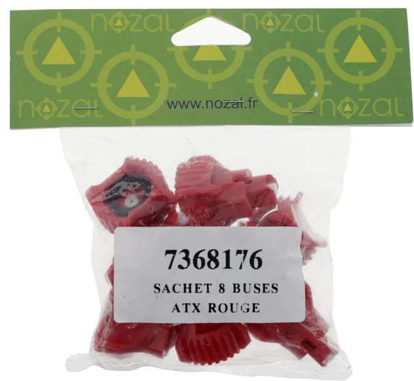 Nozal - ATX12004P008 - Air Injection Nozzle Set (8 Pcs) ATX 120° 04 Red