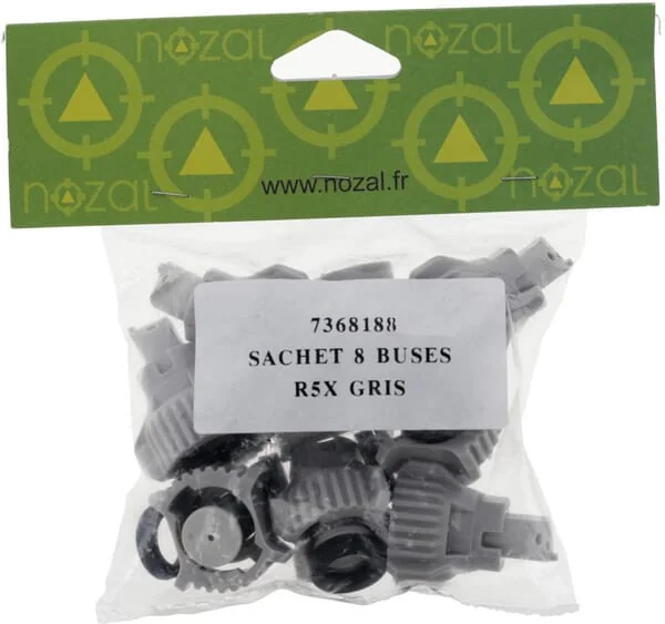 Nozal - R5X06P008 - Fertiliser Nozzle Set (8 Pcs) R5X 06 Grey
