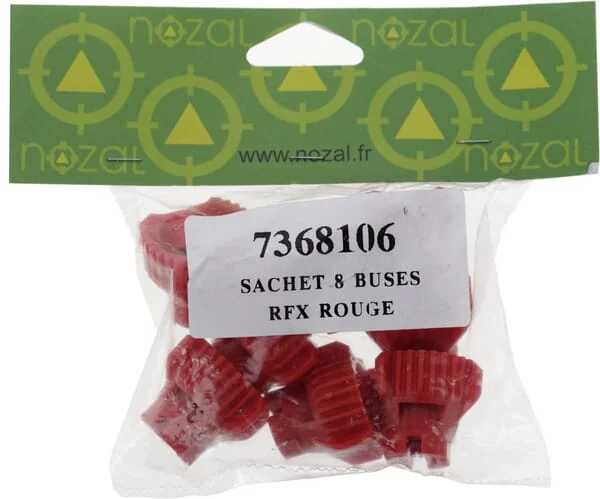 Nozal - RFX12004P008 - Flat Fan Nozzle Set (8 Pcs) RFX 120° 04 Red