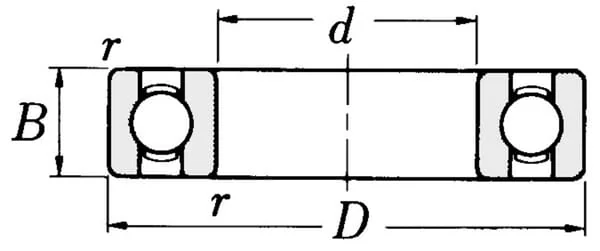 NSK - NWB00385 - Deep Groove Ball Bearing