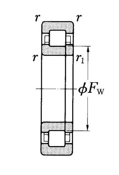 NSK - NWB00811 - Cylindrical Roller Bearing