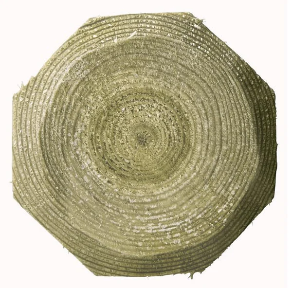 Octo Wood - 1666260615 - Wooden Fence Pole, 150 Cm X Diameter 60 Mm, Octo Wood